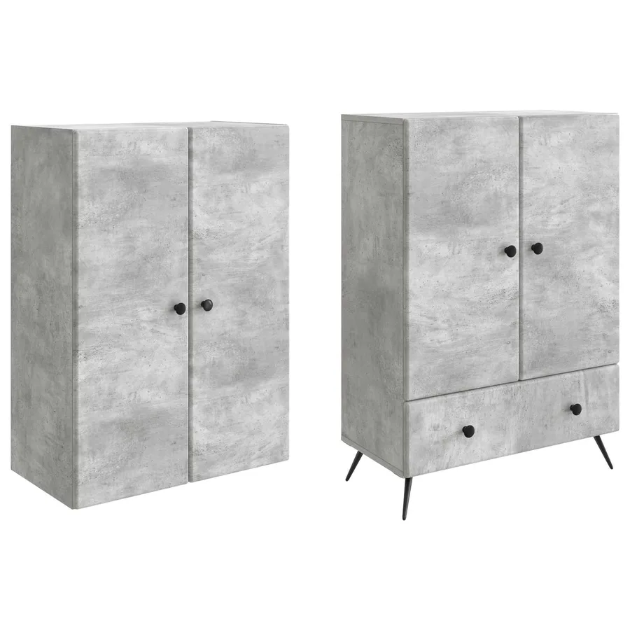 Ensemble de Meubles 2 pcs Bois d'ingénierie - 4