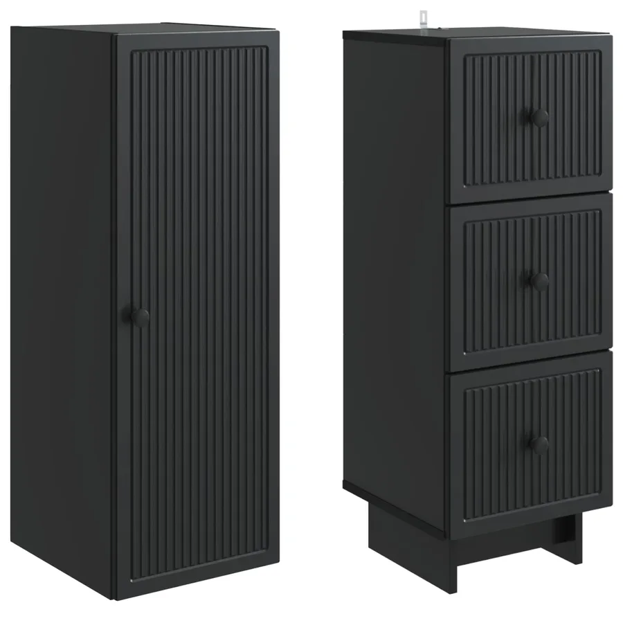 Ensemble de Meubles 2 pcs 33 x 34,5 x 90 cm Bois d'ingénierie - 4
