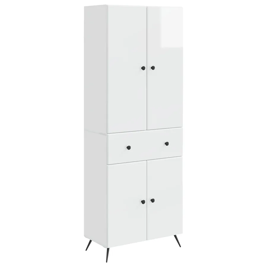 2 pcs Blanc brillant - 2