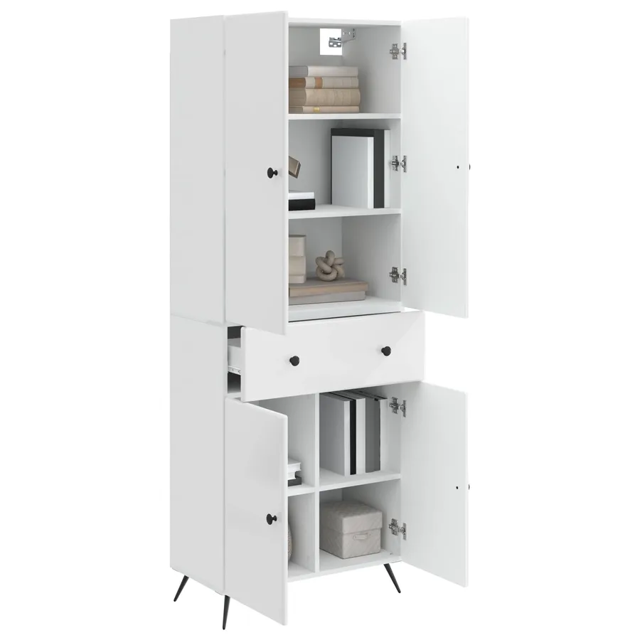 2 pcs Blanc brillant - 3