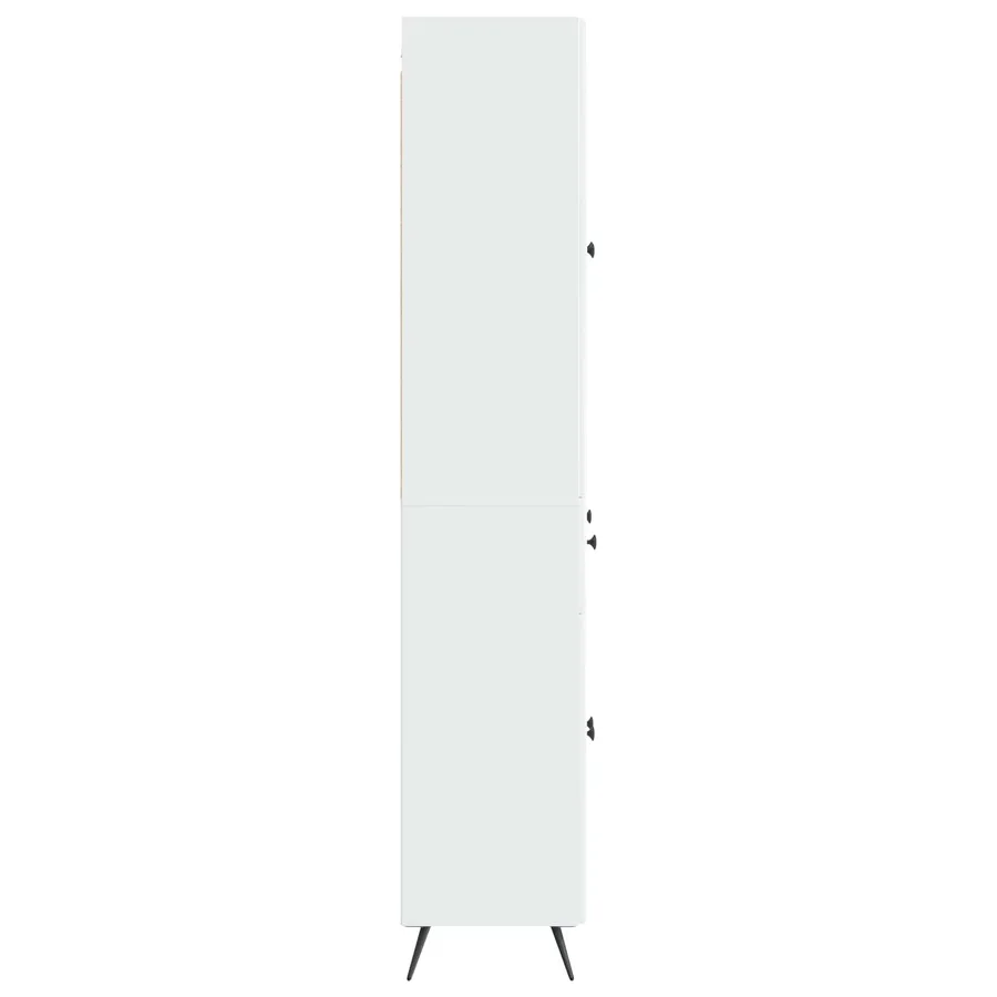 2 pcs Blanc brillant - 6