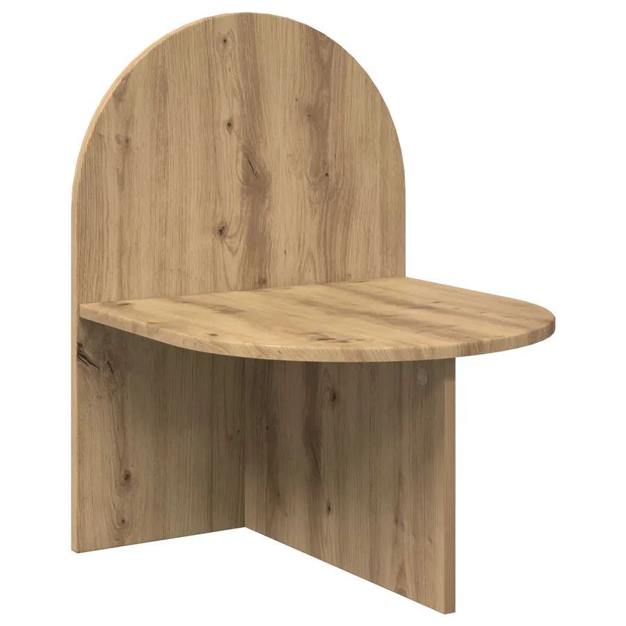 Table de chevet Chêne artisanal 48 x 49 x 65 cm - 2