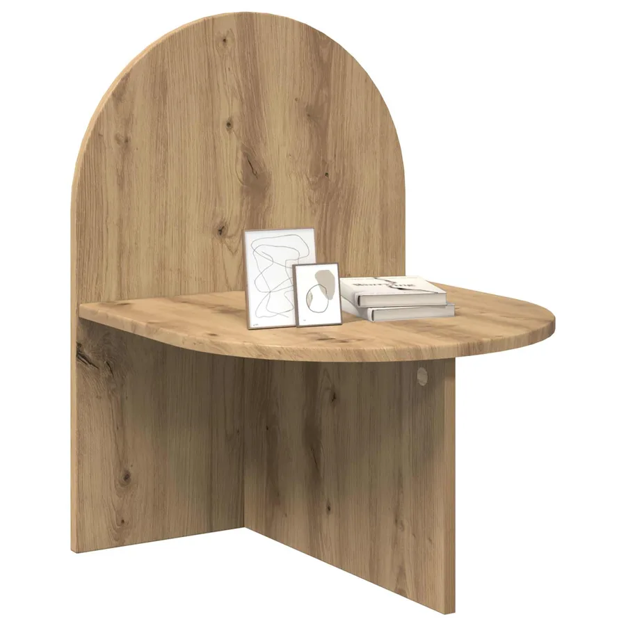 Table de chevet Chêne artisanal 48 x 49 x 65 cm - 3