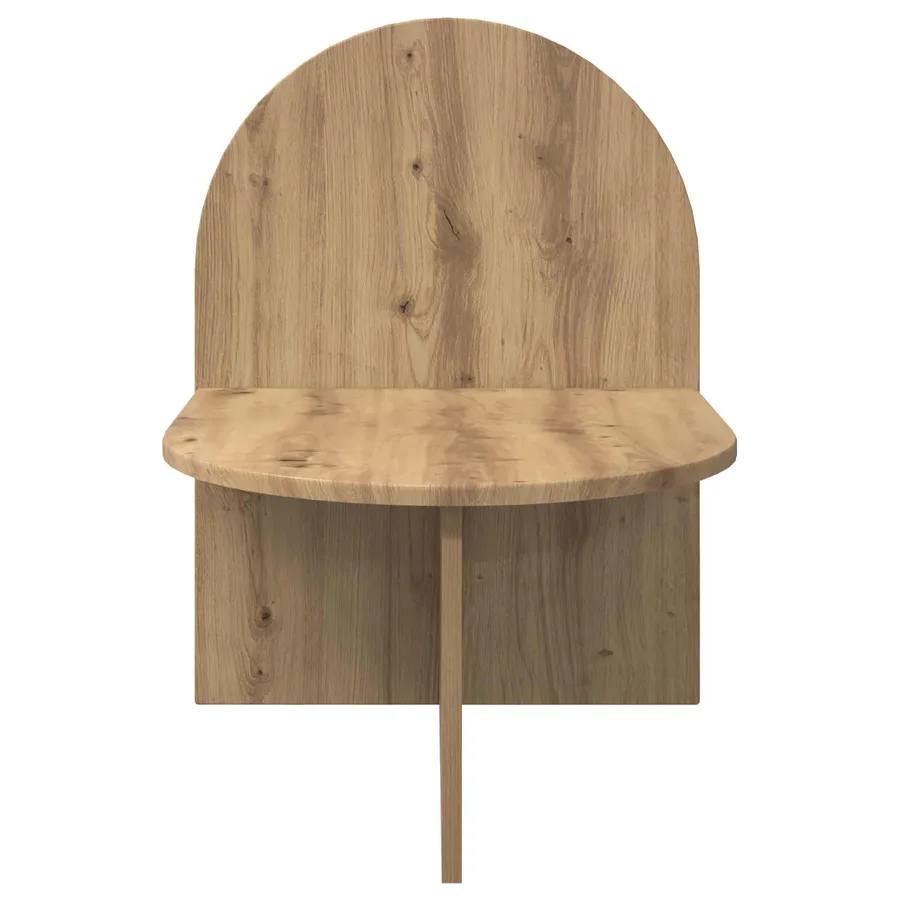 Table de chevet Chêne artisanal 48 x 49 x 65 cm - 4