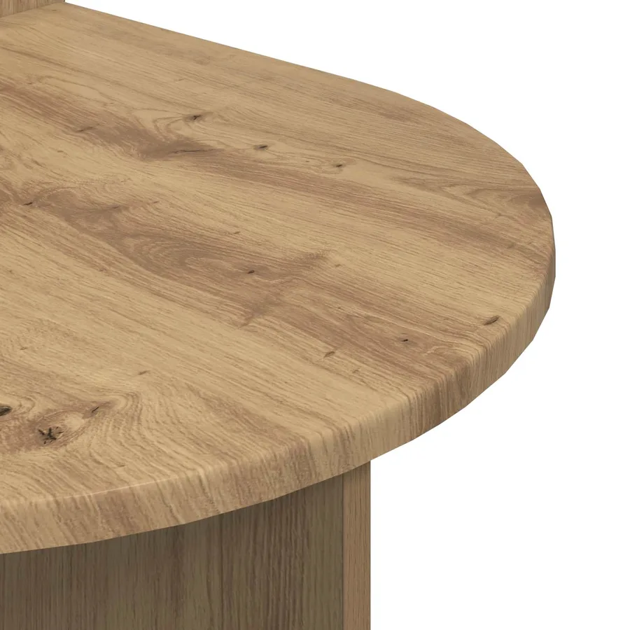Table de chevet Chêne artisanal 48 x 49 x 65 cm - 7