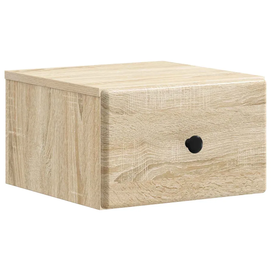 Cabinet de chevet mural 2 pcs Chêne Sonoma 34,5 x 33 x 20 cm - 5