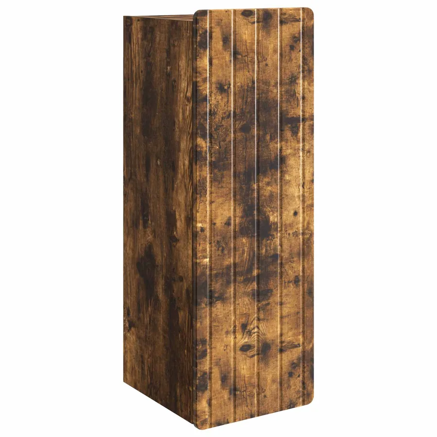 Armoire Murale Chêne fumé 33 x 34,5 x 94 cm Bois d'ingénierie - 2