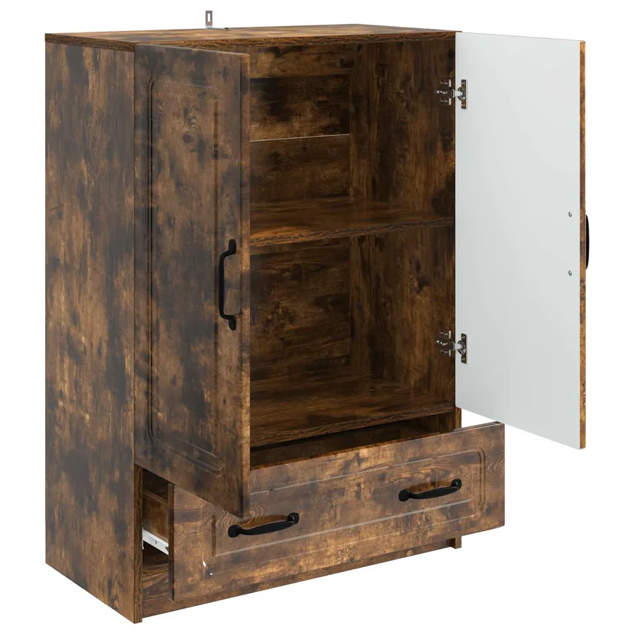 Buffet Chêne fumé 66 x 34,5 x 92 cm Bois d'ingénierie - 4