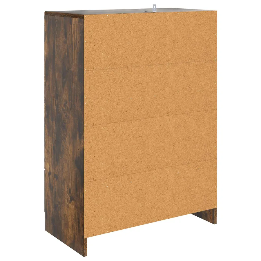 Buffet Chêne fumé 66 x 34,5 x 92 cm Bois d'ingénierie - 7