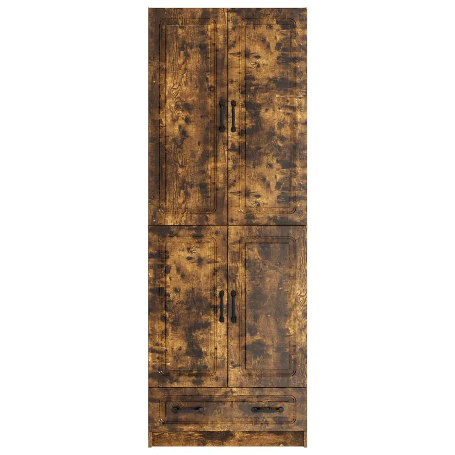 Ensemble de Meubles 2 pcs Chêne fumé Bois d'ingénierie - 5