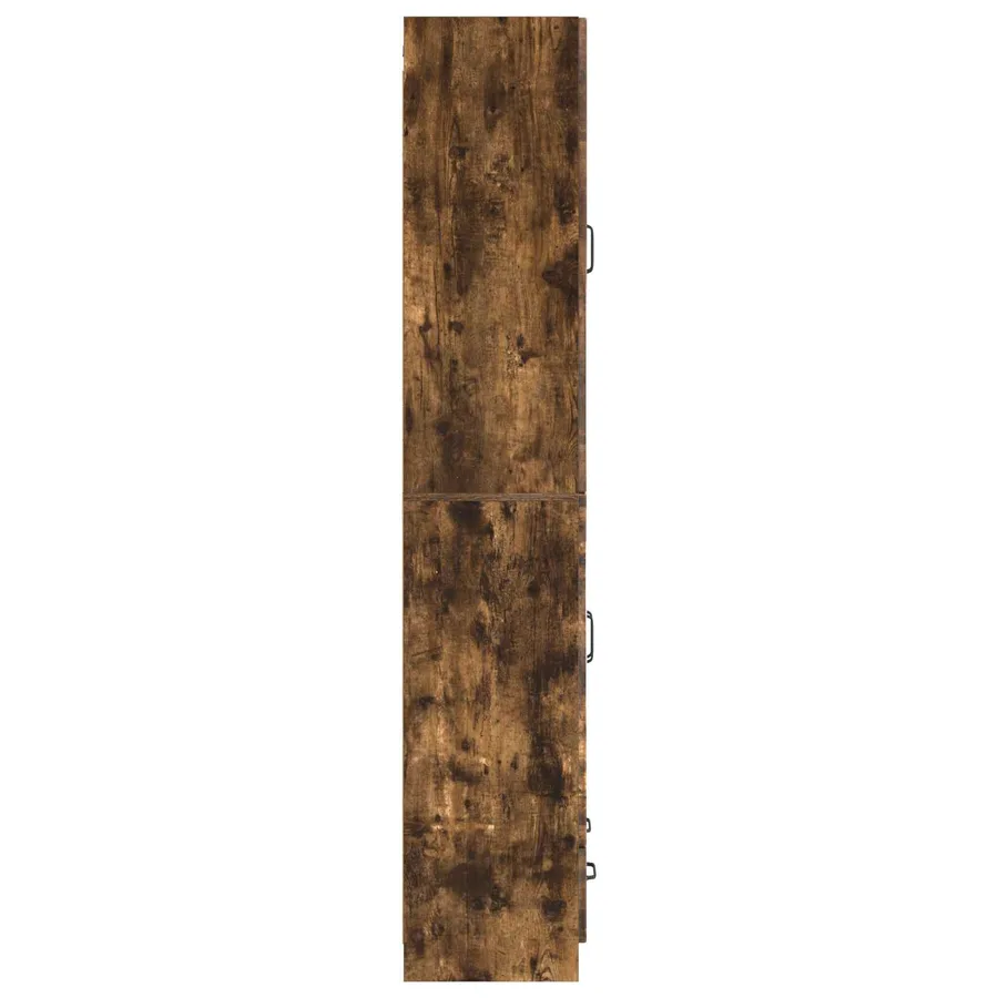 Ensemble de Meubles 2 pcs Chêne fumé Bois d'ingénierie - 6