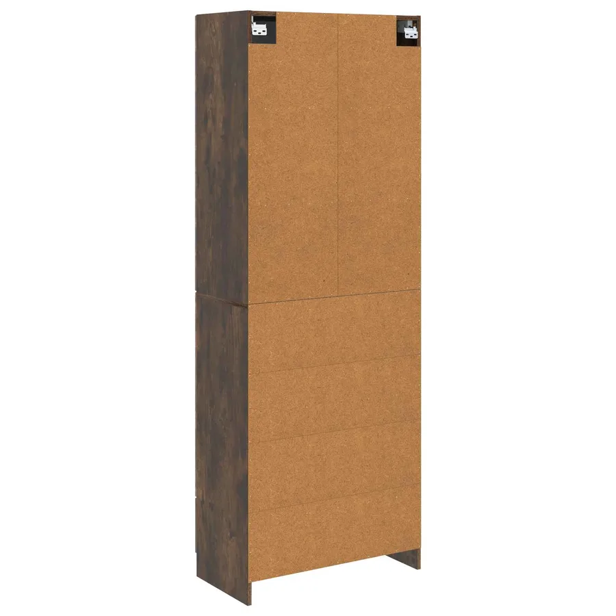 Ensemble de Meubles 2 pcs Chêne fumé Bois d'ingénierie - 7