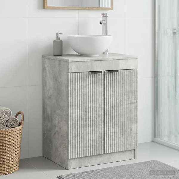 Armoire de salle de bain Gris béton 54 x 41 x 70 cm