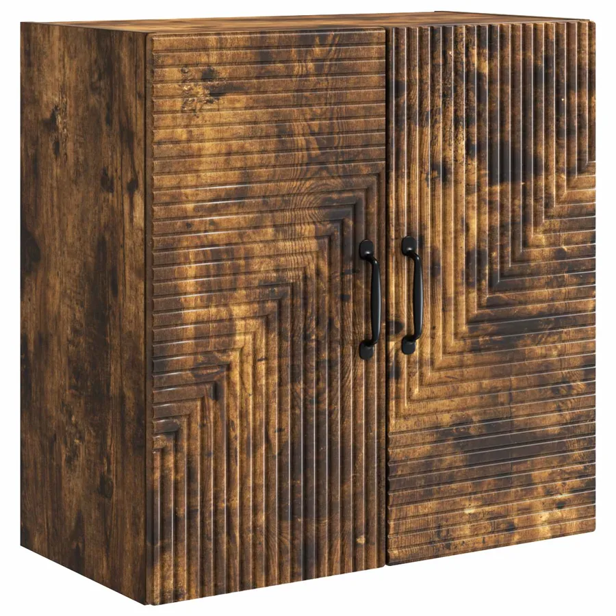 Armoire Murale Chêne fumé 59 x 31 x 60 cm Bois d'ingénierie - 2