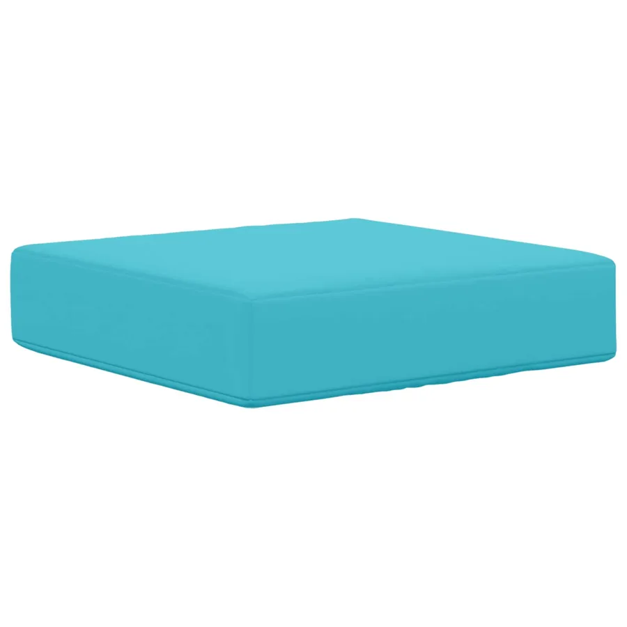 Coussin de Siège d'Extérieur Turquoise 40 x 40 x 8 cm - 2