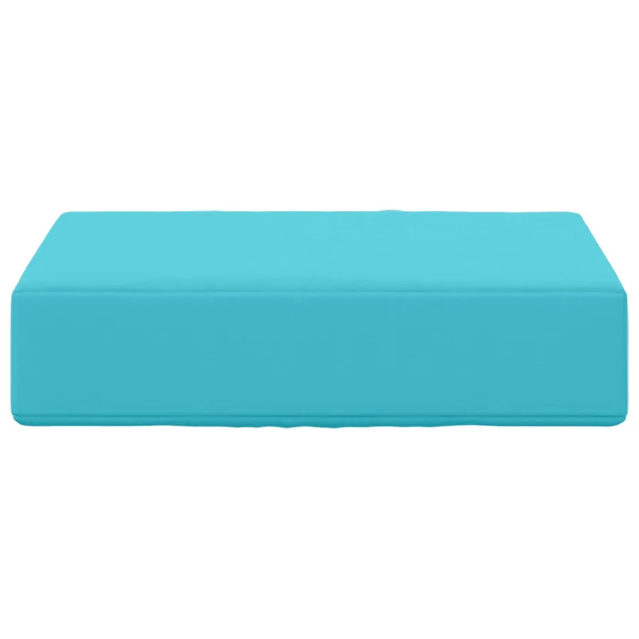 Coussin de Siège d'Extérieur Turquoise 40 x 40 x 8 cm - 4