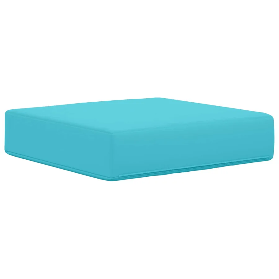 Coussin de Siège d'Extérieur Turquoise 40 x 40 x 8 cm - 5