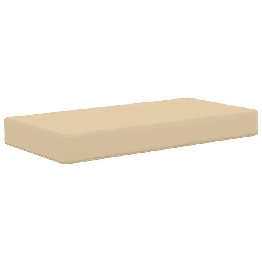 Coussin de Siège d'Extérieur Beige 80 x 40 x 8 cm - 2