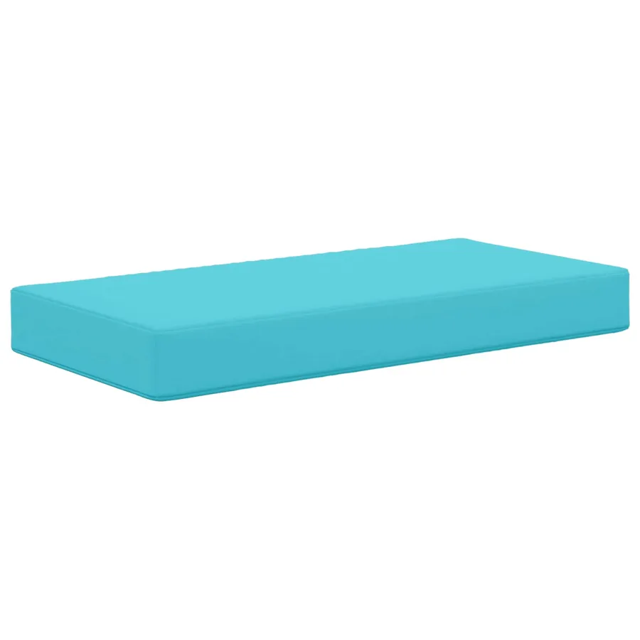 Coussin d’assise Turquoise 80 x 40 x 8 cm 100 % polyester - 2