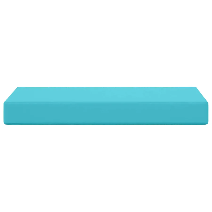Coussin d’assise Turquoise 80 x 40 x 8 cm 100 % polyester - 4
