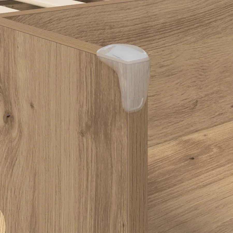 Lit haut pour enfants avec bureau Chêne artisanal 75 x 190 cm - 7