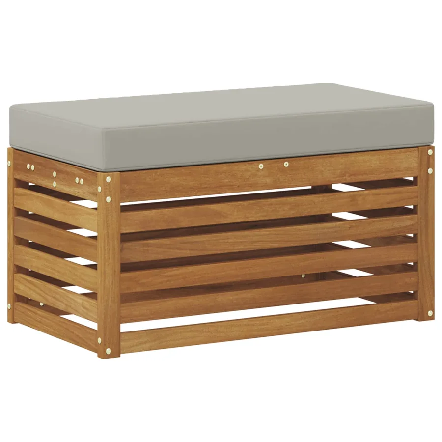 Banc de Jardin Bois d'Acacia Massif Naturel - 2