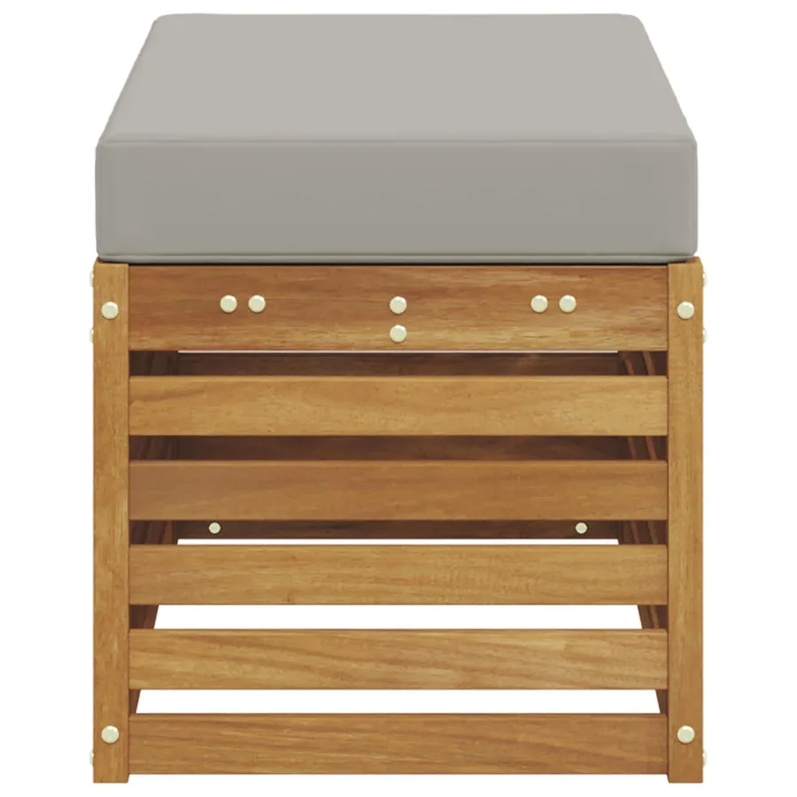 Banc de Jardin Bois d'Acacia Massif Naturel - 4