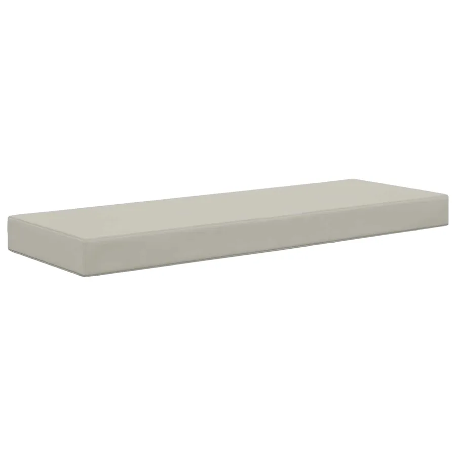 Coussin de Siège d'Extérieur Gris 111,5 x 40 x 8 cm - 2