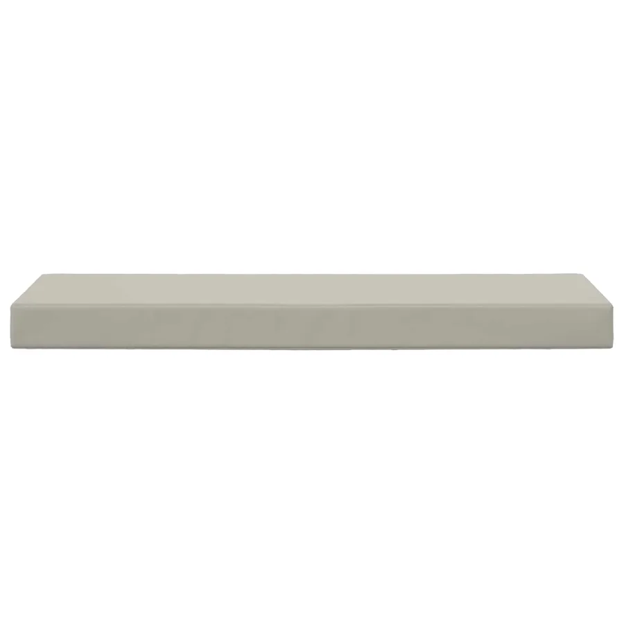 Coussin de Siège d'Extérieur Gris 111,5 x 40 x 8 cm - 4