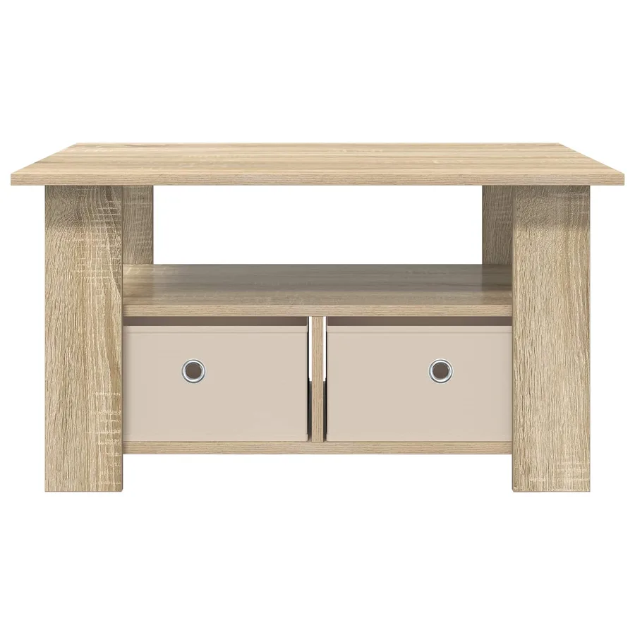 Table basse Chêne Sonoma 77 x 55 x 42 cm Bois d'ingénierie - 5