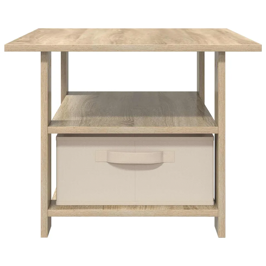 Table basse Chêne Sonoma 77 x 55 x 42 cm Bois d'ingénierie - 6