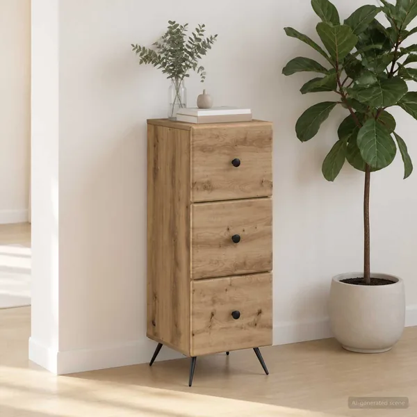 Armoire à tiroirs 33 x 34,5 x 90 cm Bois d'ingénierie