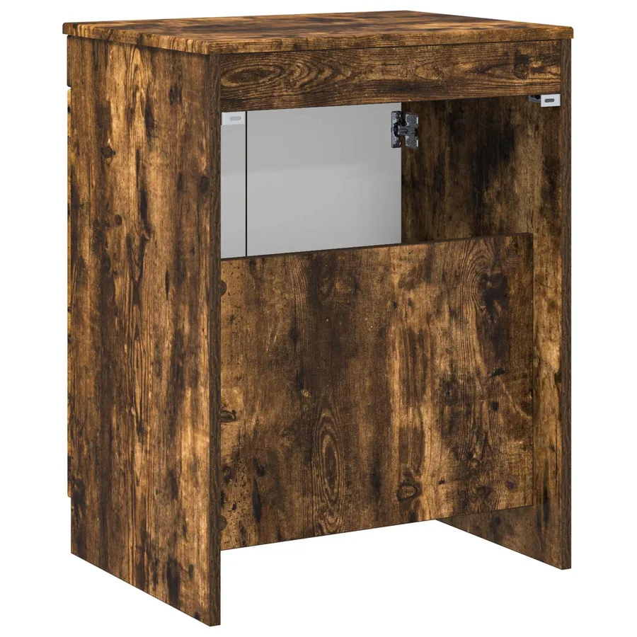 Armoire de salle de bain Chêne fumé 54 x 41 x 70 cm - 6