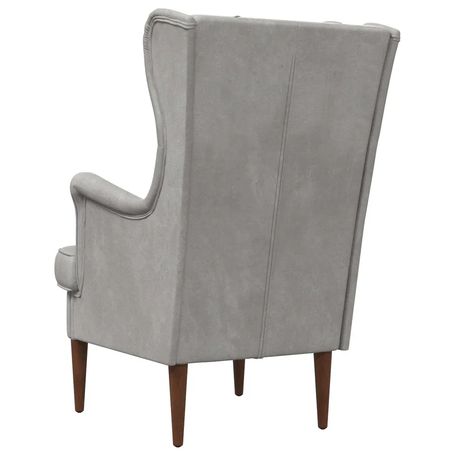 Fauteuil Gris clair Velours - 6