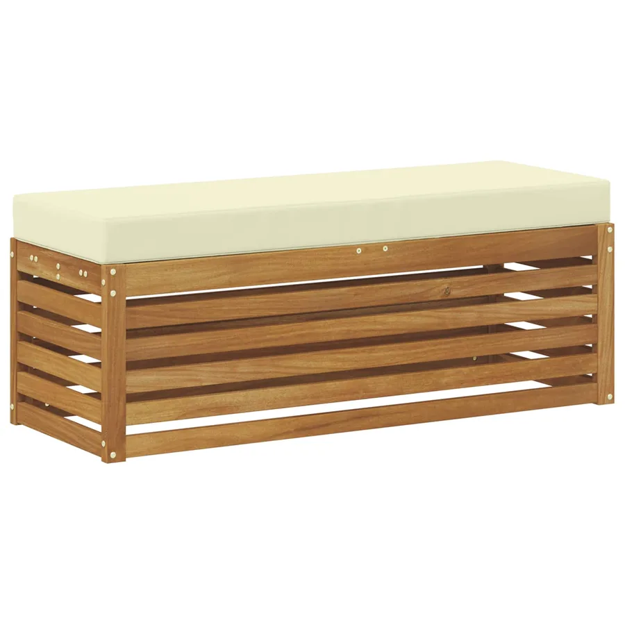 Banc de Jardin Bois d'Acacia Massif Naturel - 2