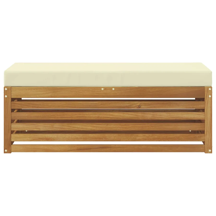 Banc de Jardin Bois d'Acacia Massif Naturel - 3