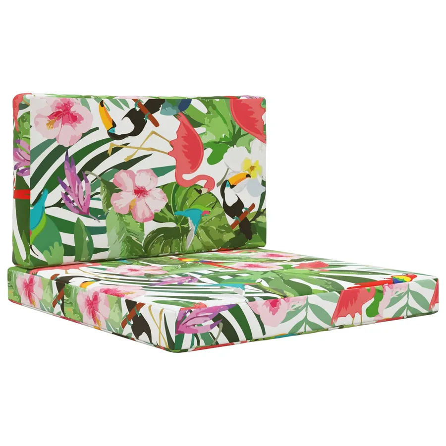 Coussin de canapé d'extérieur 2 pcs coloré Polyester - 2