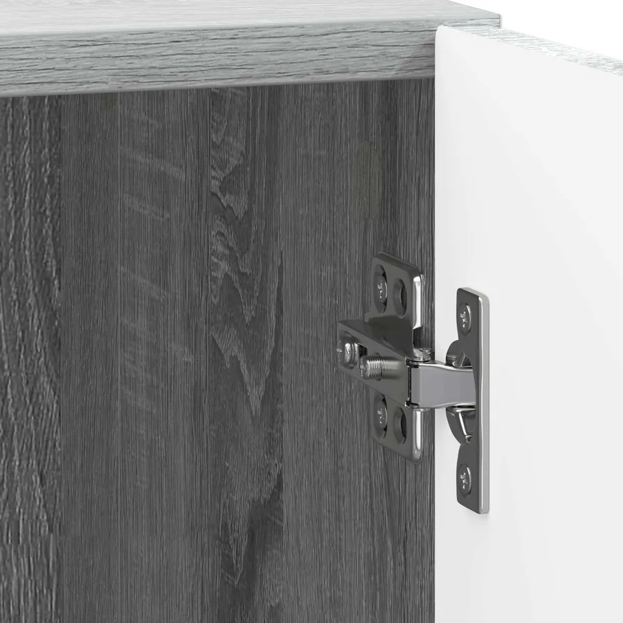 Table de chevet 2 pcs Sonoma gris 43 x 34,5 x 47 cm - 11