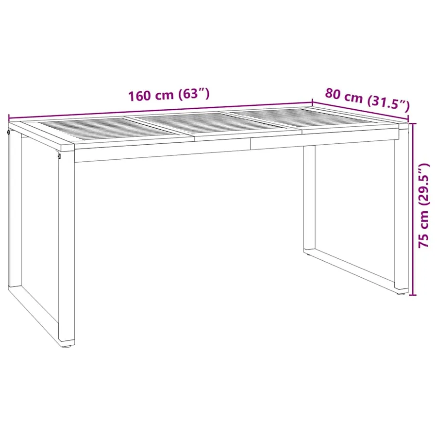 Ensemble de salle à manger pour jardin 5 pcs Gris et marron - 11