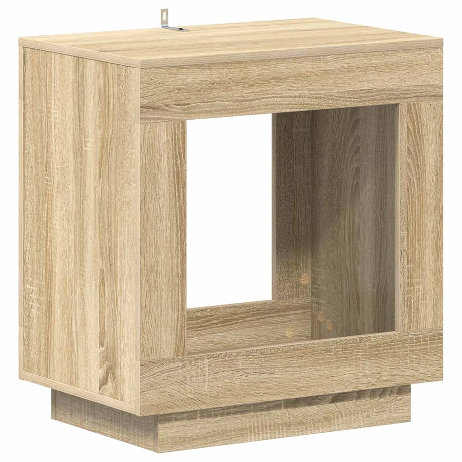 Table d'appoint Chêne Sonoma 60 x 40 x 65 cm Bois d'ingénierie - 2