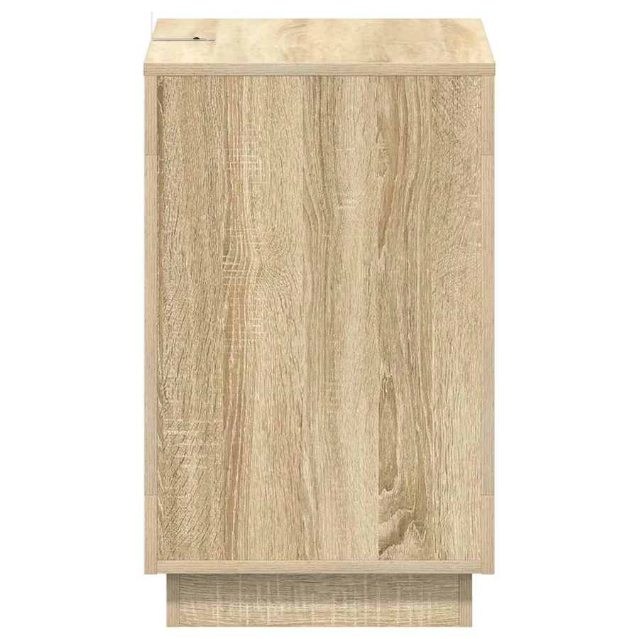 Table d'appoint Chêne Sonoma 60 x 40 x 65 cm Bois d'ingénierie - 5
