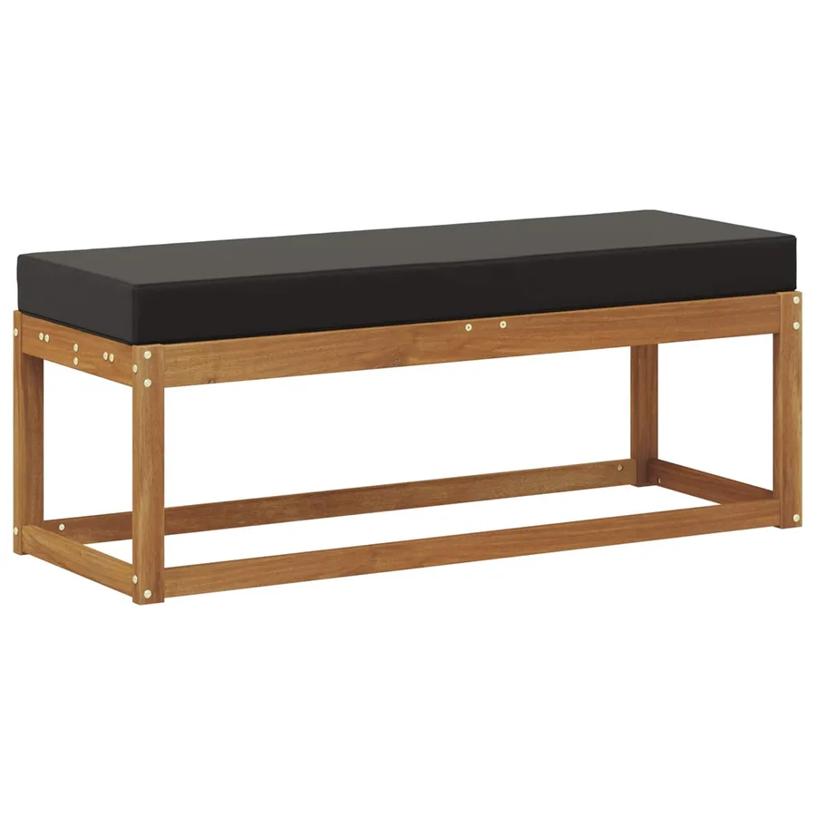 Banc de jardin Bois d'Acacia Massif Naturel - 2