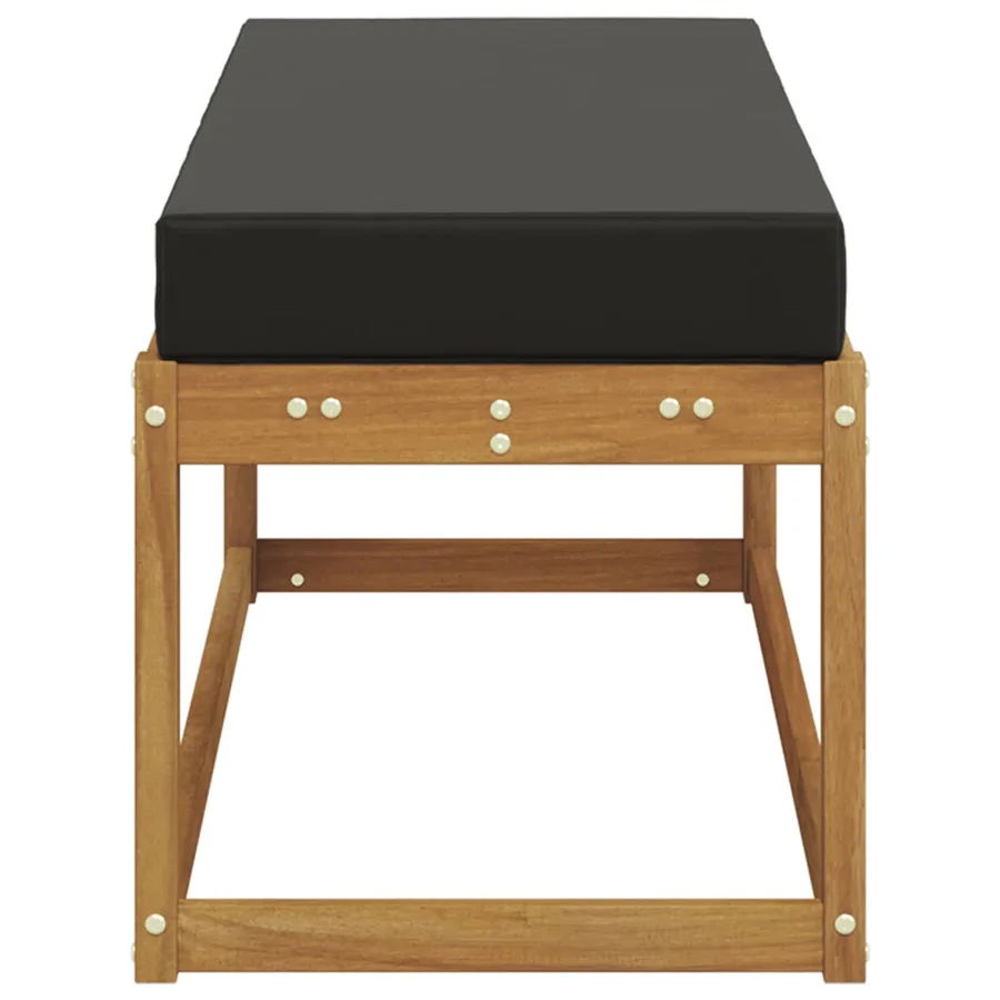 Banc de jardin Bois d'Acacia Massif Naturel - 4