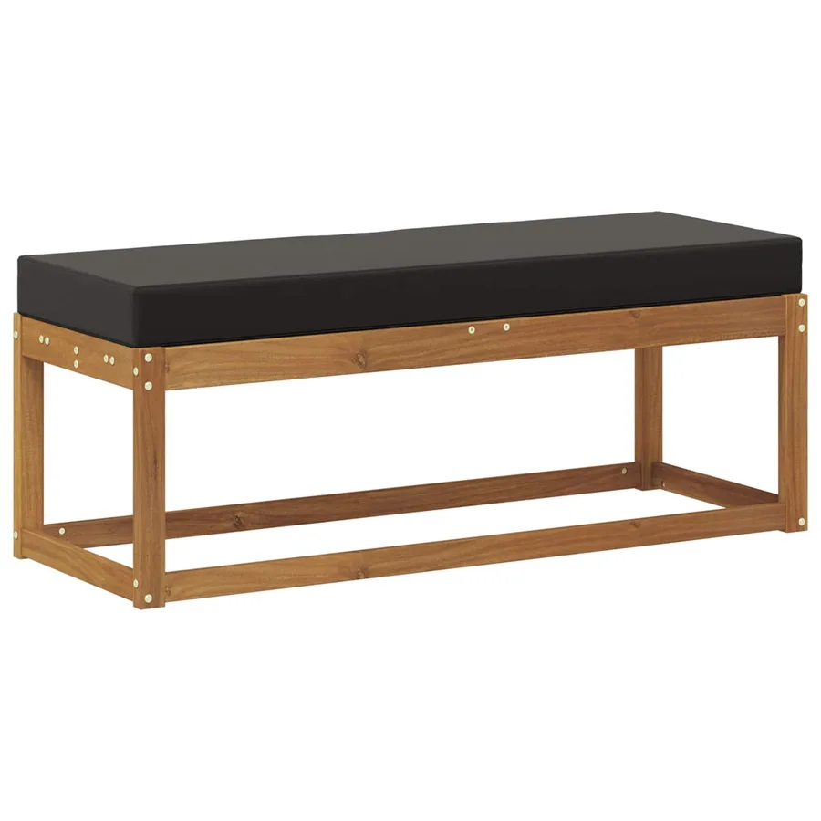 Banc de jardin Bois d'Acacia Massif Naturel - 5