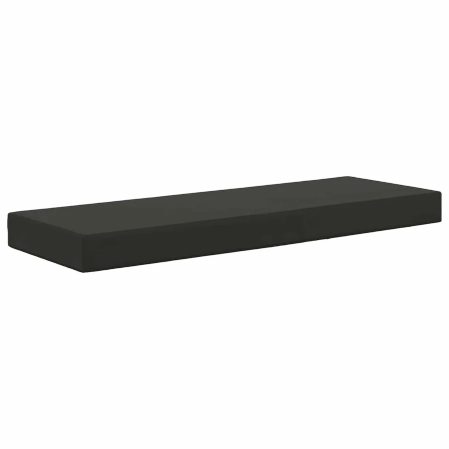Coussin de Siège d'Extérieur Noir 111,5 x 40 x 8 cm - 2