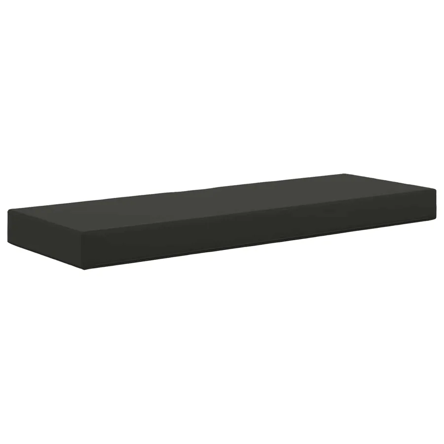Coussin de Siège d'Extérieur Noir 111,5 x 40 x 8 cm - 5