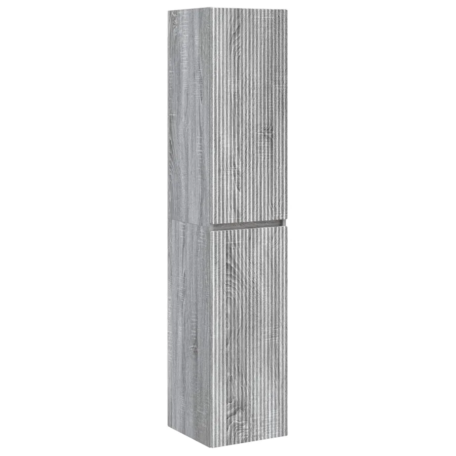 Ensemble d'armoire de salle de bain 5 pcs Sonoma gris - 6