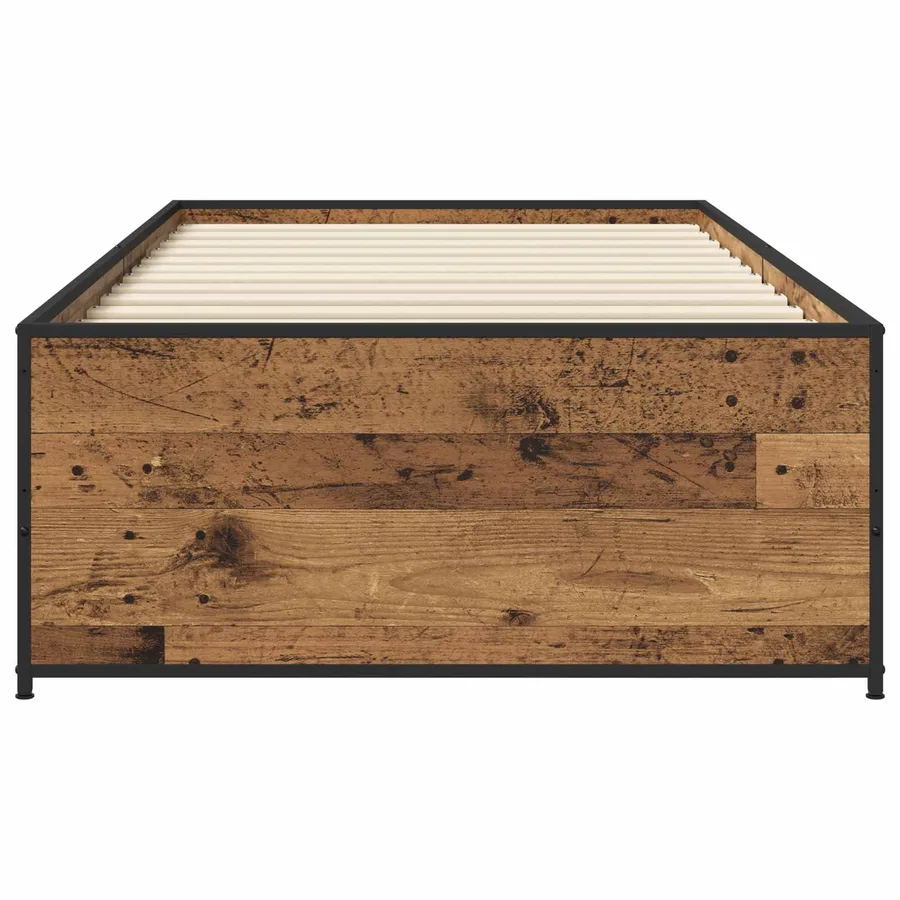 Cadre de lit Bois ancien 80 x 200 cm Bois d'ingénierie - 3