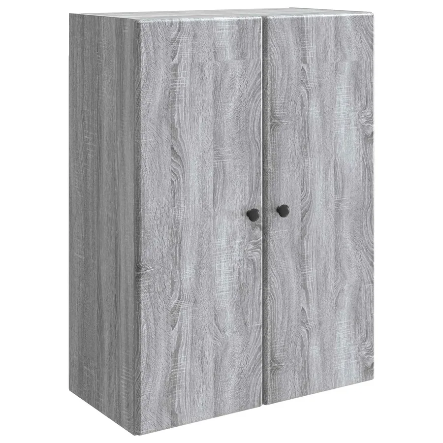 Armoire Murale Sonoma gris 66 x 34,5 x 90 cm Bois d'ingénierie - 2