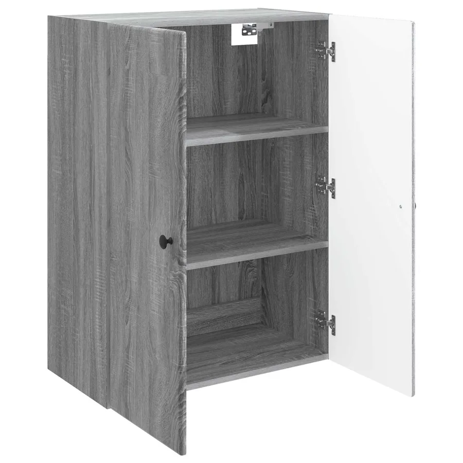Armoire Murale Sonoma gris 66 x 34,5 x 90 cm Bois d'ingénierie - 3